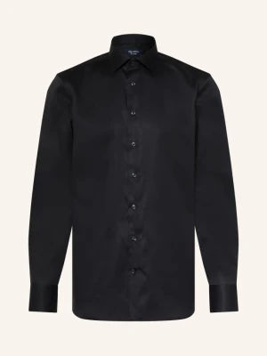 Olymp Signature Koszula Tailored Fit schwarz CZARNY