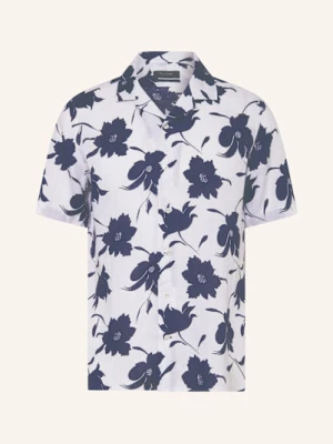 Olymp Signature Koszula Z Klapami Casual Fit Z Lnu blau