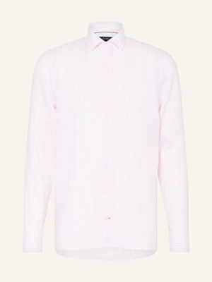 Olymp Signature Koszula Z Lnu Tailored Fit rosa