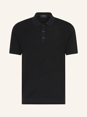 Olymp Signature Koszulka Polo Z Dzianiny schwarz