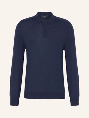 Olymp Signature Koszulka Polo Z Dzianiny Tailored Fit blau