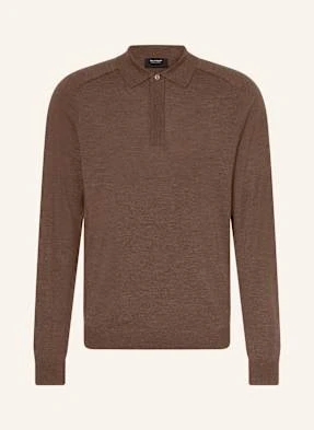 Olymp Signature Koszulka Polo Z Dzianiny Tailored Fit braun