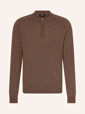 Olymp Signature Koszulka Polo Z Dzianiny Tailored Fit braun