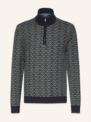 Olymp Sweter Typu Troyer blau