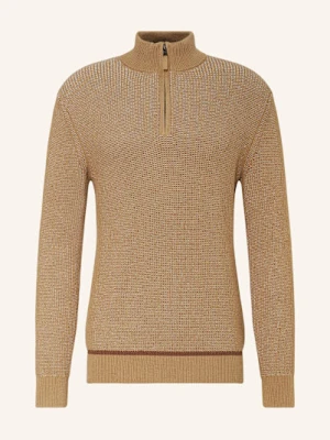 Olymp Sweter Typu Troyer braun