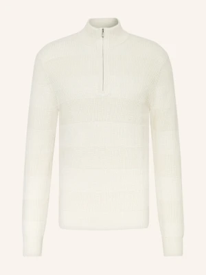 Olymp Sweter Typu Troyer weiss