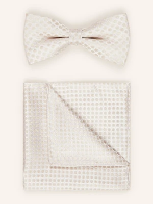 Olymp Zestaw: Mucha Z Poszetką beige