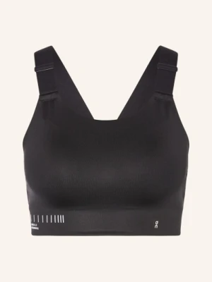 On Biustonosz Sportowy Performance Lumos 4.0 Z Siateczką schwarz