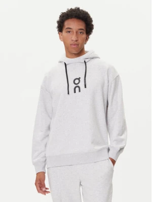 On Bluza Club Hoodie 1ME1003 Szary Relaxed Fit
