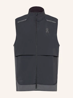 On Kamizelka Do Biegania Weather schwarz