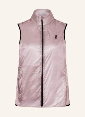 On Kamizelka Do Biegania Weather Vest lila