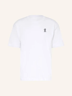 On Koszulka Do Biegania Club-T Rhythm weiss