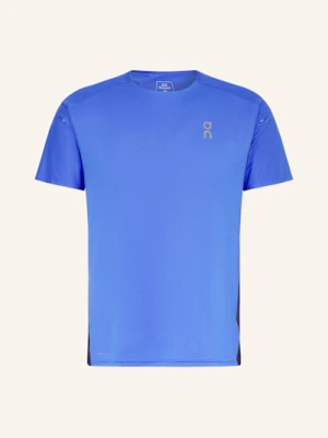 On Koszulka Do Biegania Performance-T blau