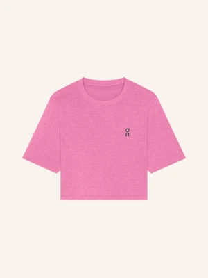 On Koszulka Funkcyjna O Skróconym Kroju Train Flex pink