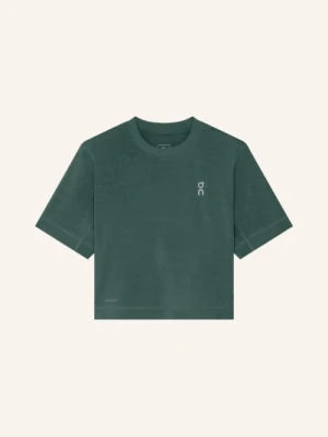 On Koszulka Train T-Crop gruen