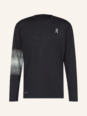 On Koszulka Z Długim Rękawem Train-T Graphic schwarz