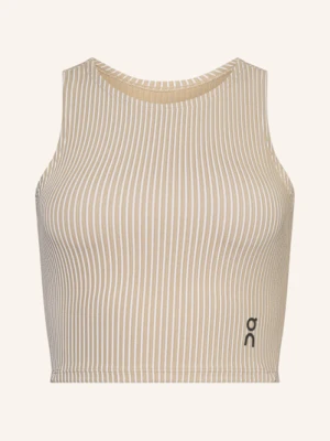 On Krótka Koszulka All-Day Ribbed Crop beige