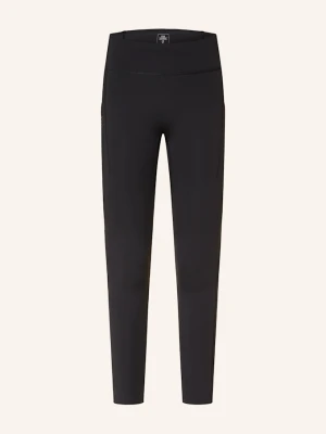 On Legginsy Do Biegania Performance Winter schwarz CZARNY
