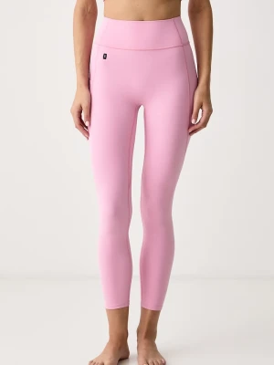 On legginsy sportowe damskie Studio różowy