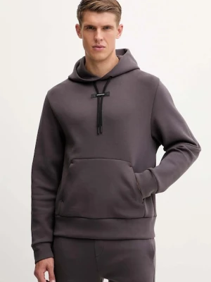 ON running bluza treningowa Focus Tech męska kolor fioletowy z kapturem gładka 1MF30290569