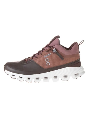 ON RUNNING Buty turystyczne "Cloud Hi Waterproof 1" w kolorze szaro-czerwonym rozmiar: 36,5