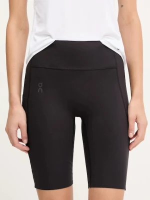 ON running szorty do jogi Studio damskie kolor czarny gładkie high waist 1WF12550553