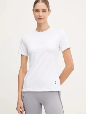 ON running t-shirt do jogi Studio T damski kolor biały 1WF12460069