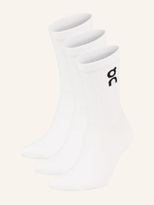 On Skarpety Sportowe 3 Szt. weiss