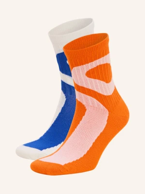 On Skarpety Sportowe Liquid Logo, 2 Pary orange