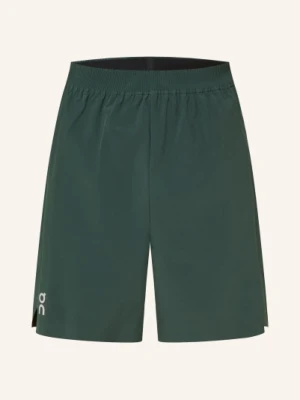 On Spodenki Treningowe 2 W 1 Train gruen