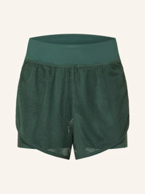 On Spodenki Treningowe 2 W 1 Train Volt grau