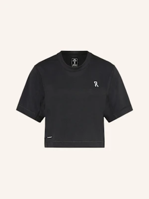 On T-Shirt Train-T Crop schwarz