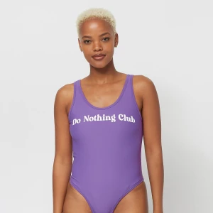 On Vacation Bubbly Do Nothing Club Swimsuit kobiety Stroje kąpielowe fioletowy rozmiar Odzież