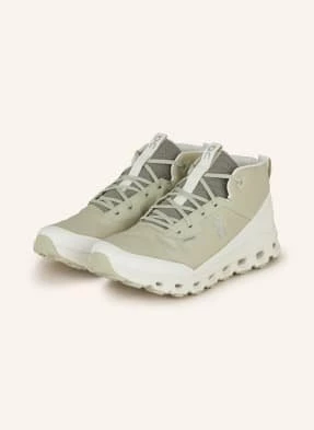 On Wysokie Sneakersy Cloudroam Waterproof gruen