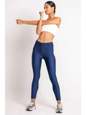 Onamaste Legginsy sportowe w kolorze granatowym rozmiar: L / XL