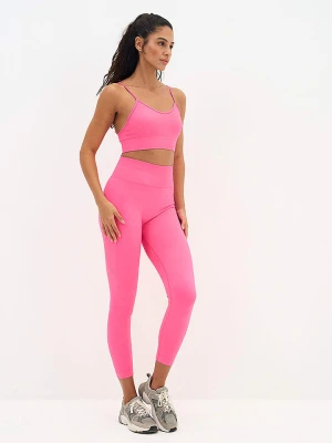 Onamaste Legginsy sportowe w kolorze różowym rozmiar: S/M