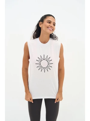 Onamaste Top sportowy "Olivia" w kolorze białym rozmiar: L/XL