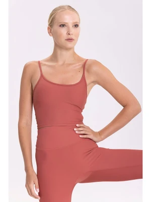 Onamaste Top sportowy w kolorze koralowym rozmiar: L/XL