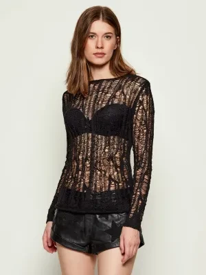 One Teaspoon Bluzka CINCHED IN LADDERED | Slim Fit