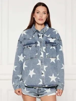 One Teaspoon Jeansowa koszula DARIA | Oversize fit