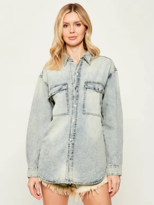One Teaspoon Jeansowa koszula ESSENTIAL | Oversize fit