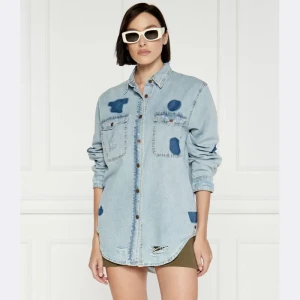 One Teaspoon Jeansowa koszula HENDRIXE | Oversize fit