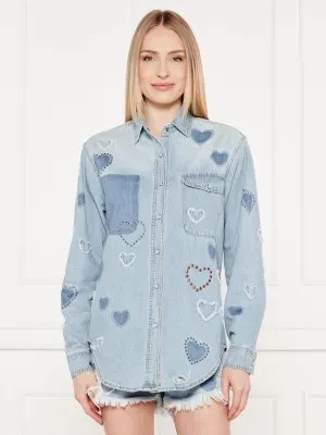 One Teaspoon Jeansowa koszula | Oversize fit