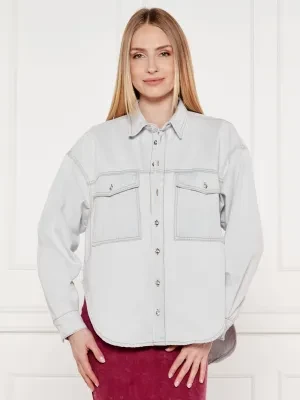 One Teaspoon Jeansowa koszula Smiley Daria | Relaxed fit