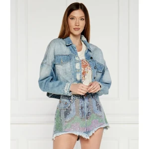 One Teaspoon Jeansowa kurtka EAGLE | Cropped Fit