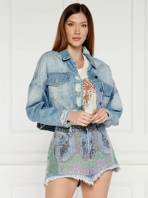 One Teaspoon Jeansowa kurtka EAGLE | Cropped Fit