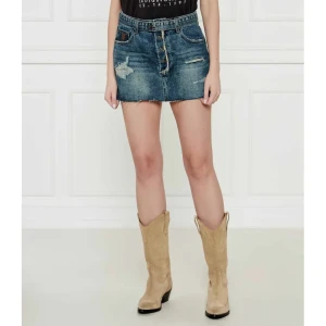 One Teaspoon Jeansowa spódnica BOYS CLUB