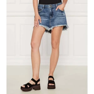 One Teaspoon Jeansowa spódnica JUNKYARD