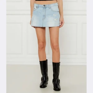 One Teaspoon Jeansowa spódnica SLOANE | low waist