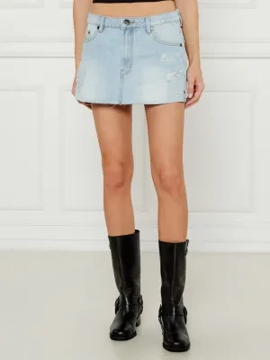 One Teaspoon Jeansowa spódnica SLOANE | low waist